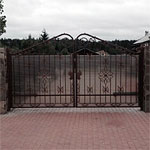 Кованые ворота ВРК-19