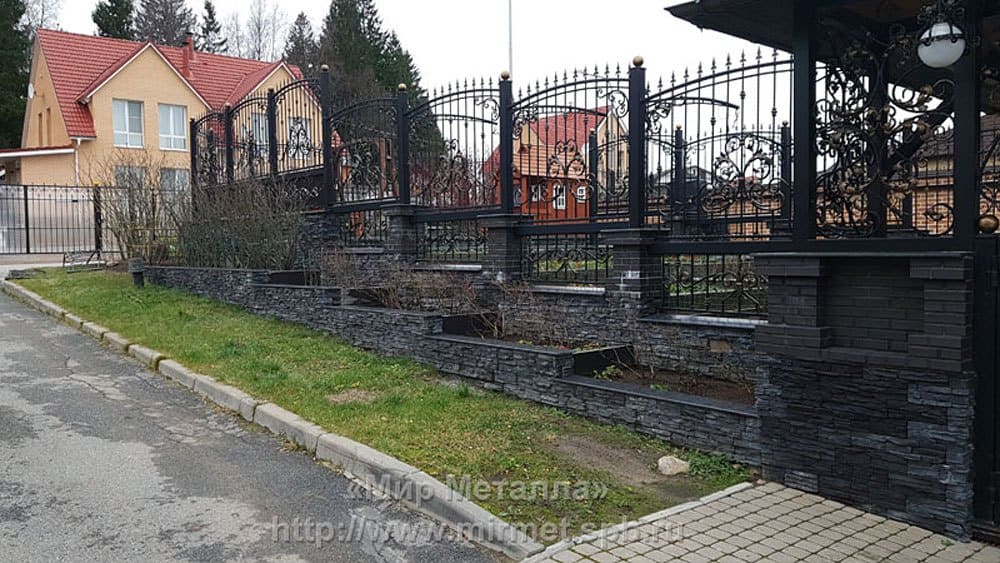 Кованые ворота, калитка и забор Кованые ворота, калитка и забор