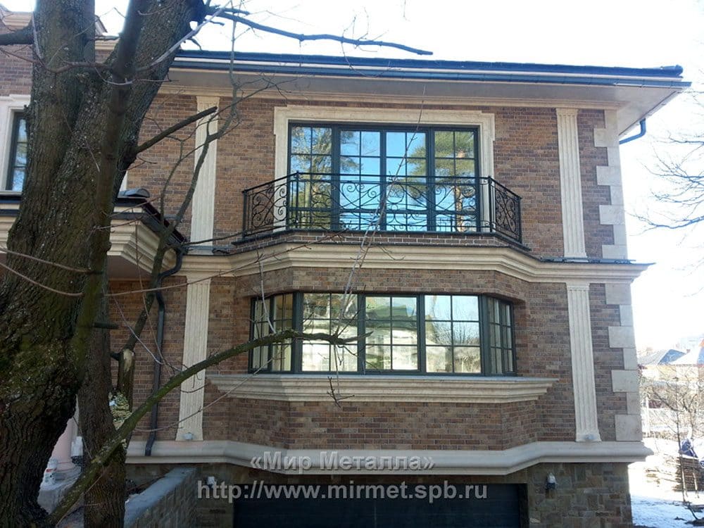 Балконное ограждение в Сестрорецке Балконное ограждение в Сестрорецке